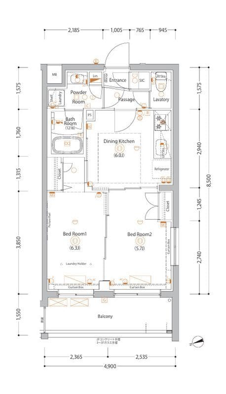 エストゥルース亀戸 504