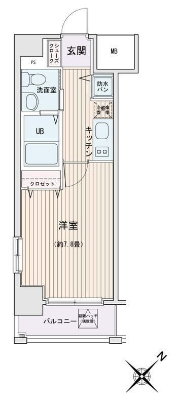 HF門前仲町レジデンス 1004 間取り図