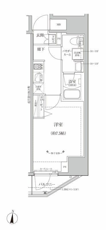 RELUXIA亀有 304 間取り図