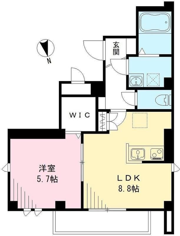 グリント 303 間取り図