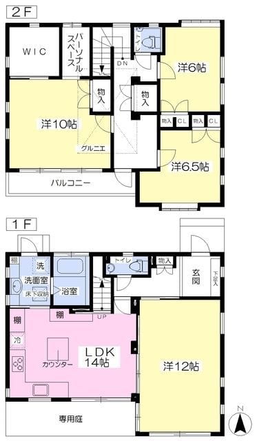 三原台1丁目戸建 101 間取り図