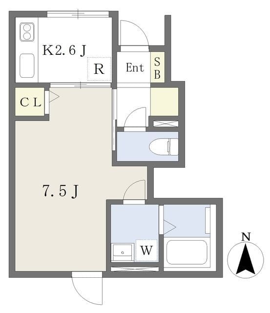 タウンハウス千住仲町 103 間取り図