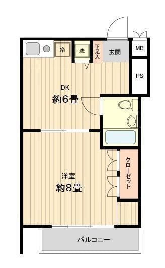 メゾン岩崎 0202 間取り図