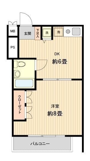 メゾン岩崎 0203 間取り図