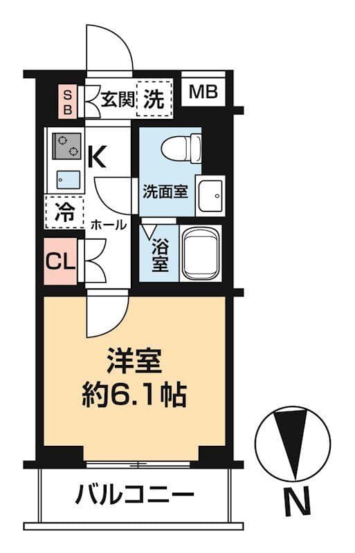 AZESTお花茶屋Ⅵ 202 間取り図