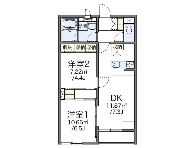 レオパレスピュアタウン 201
