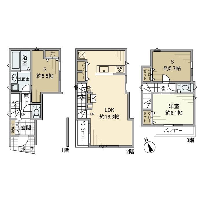中落合3丁目戸建の写真