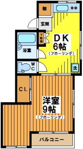 ジョイハイツ 201 間取り図