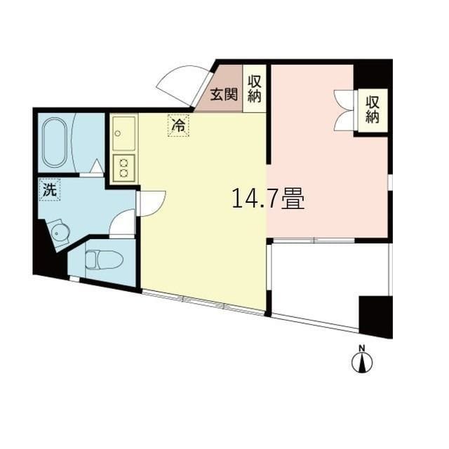 コア大井町 602 間取り図