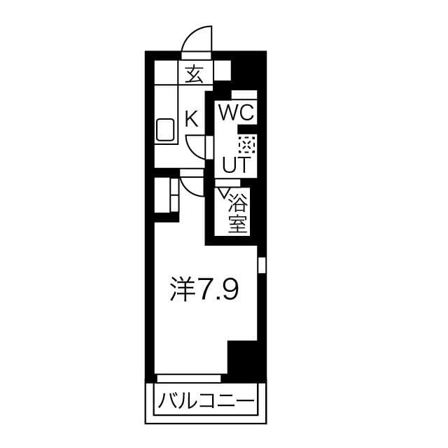 プレール・ドゥーク亀戸6丁目 1201 間取り図
