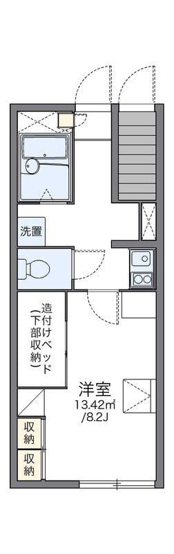 レオパレススターダスト 105 間取り図