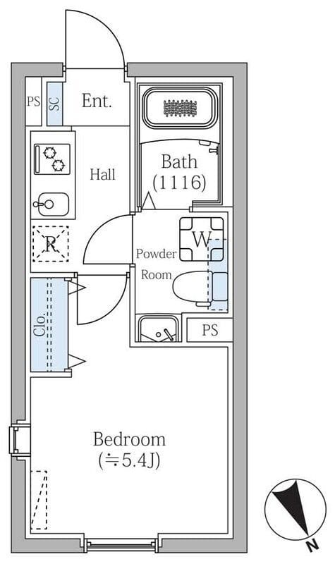 エスジーコート学芸大学 305 間取り図