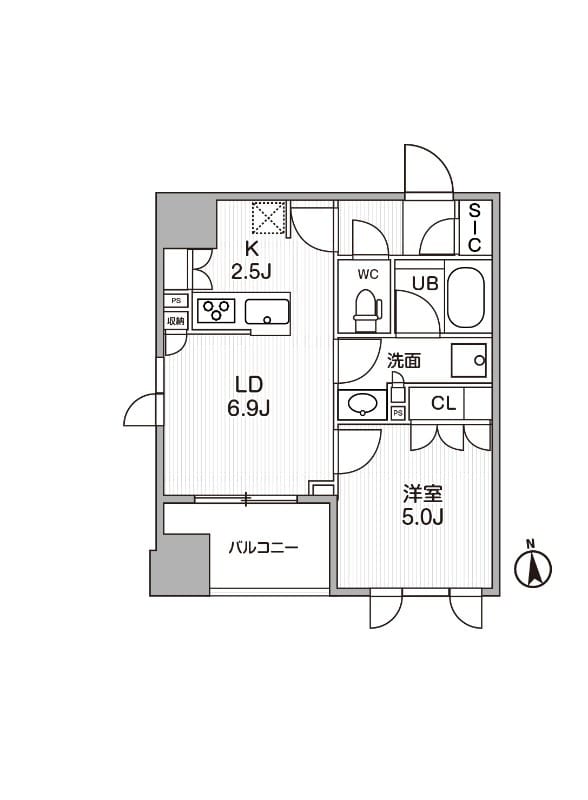 シーズンフラッツ新御徒町 503