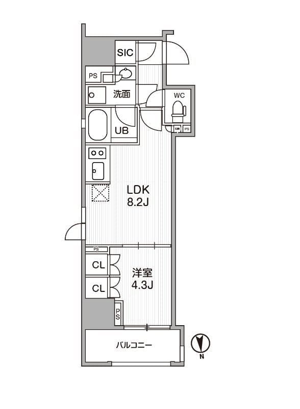 シーズンフラッツ新御徒町 601