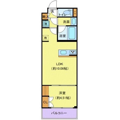 オープンブルーム渋谷本町 405 間取り図