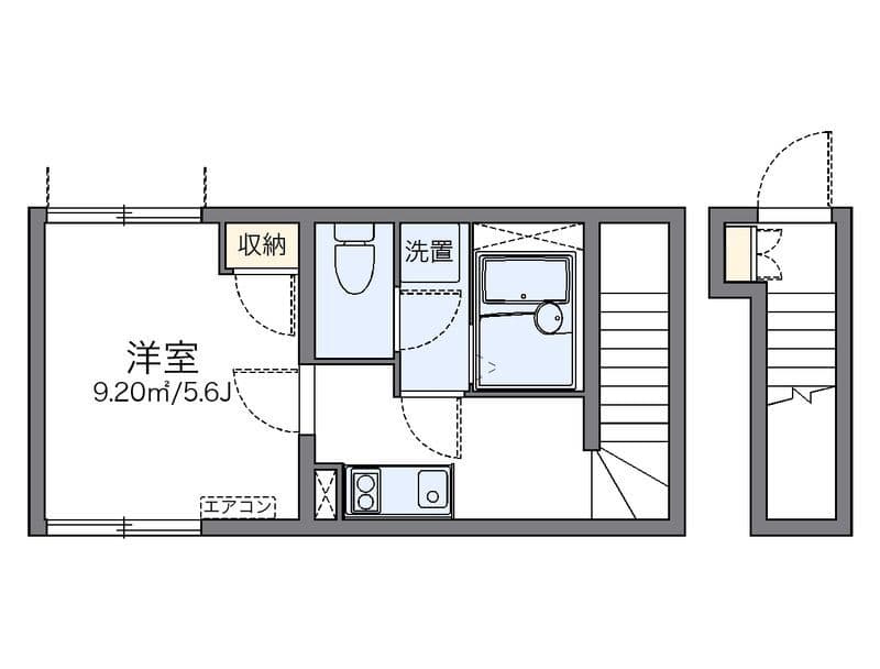 レオネクストシャルマン上北沢 201 間取り図