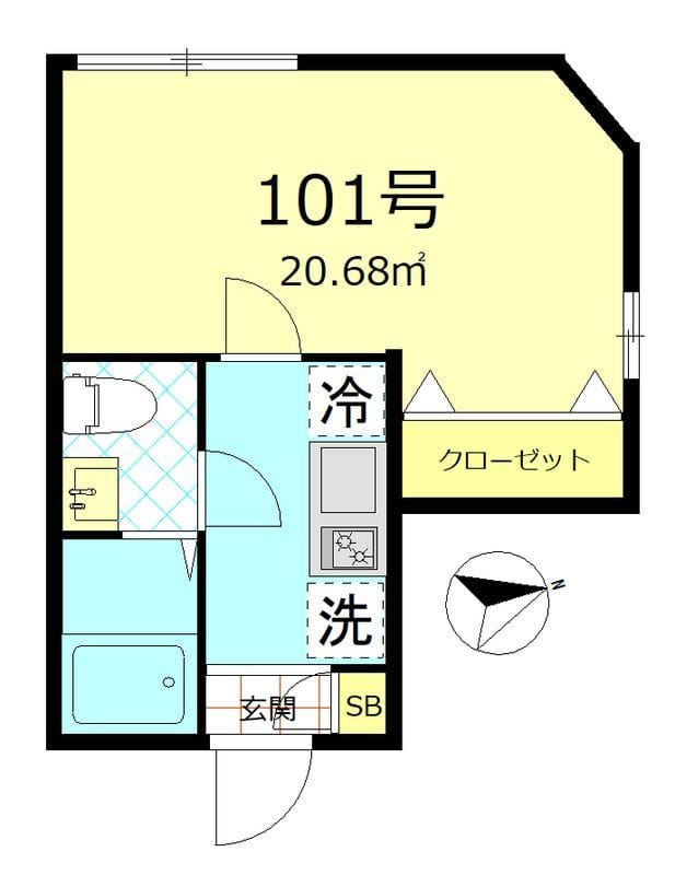 ベルエクラ品川 101