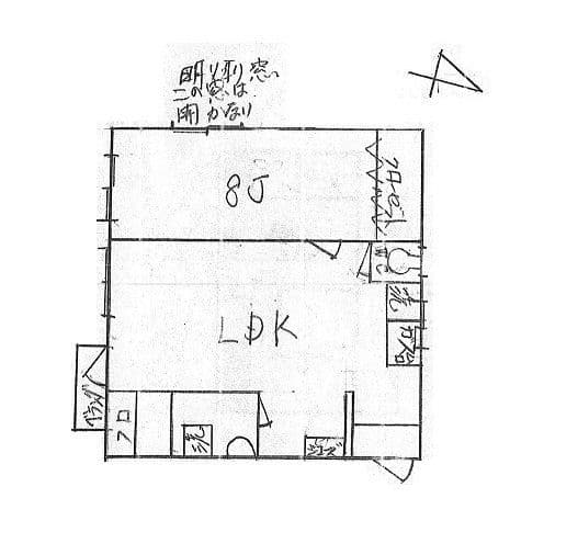 ビクトリアマンション 401 間取り図