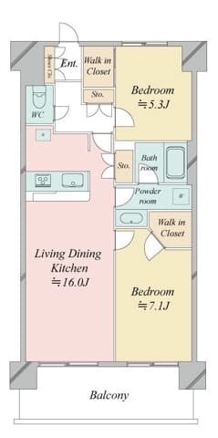 レジディア南千住 0411 間取り図