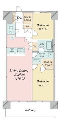 レジディア南千住 0511 間取り図