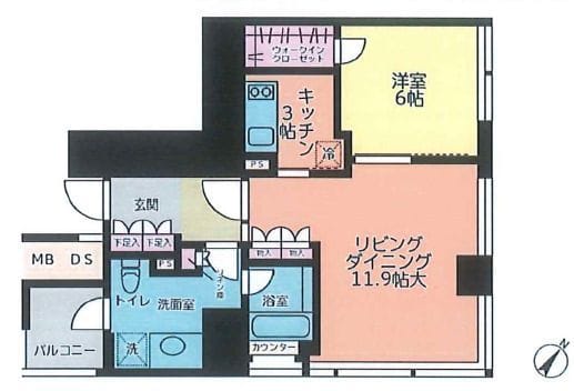 マジェスタワー六本木 1203