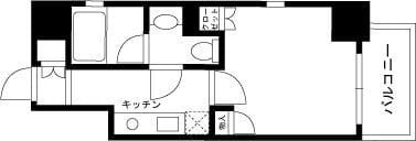 スカイコート初台 801