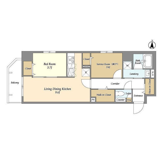 グランエール森下WEST 201