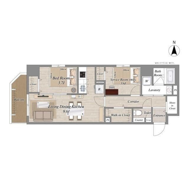 グランエール森下WEST 801
