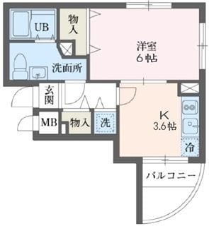 ウィンベルデュエット恵比寿2 0303 間取り図