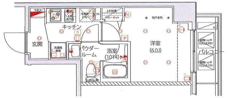 SS.Advance横濱末吉町 1101 間取り図