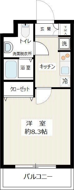 ファーストコート赤羽 105 間取り図