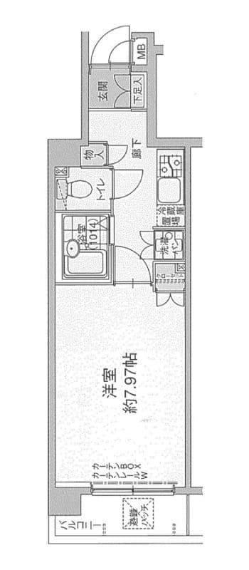 ドルチェ笹塚壱番館 503 間取り図