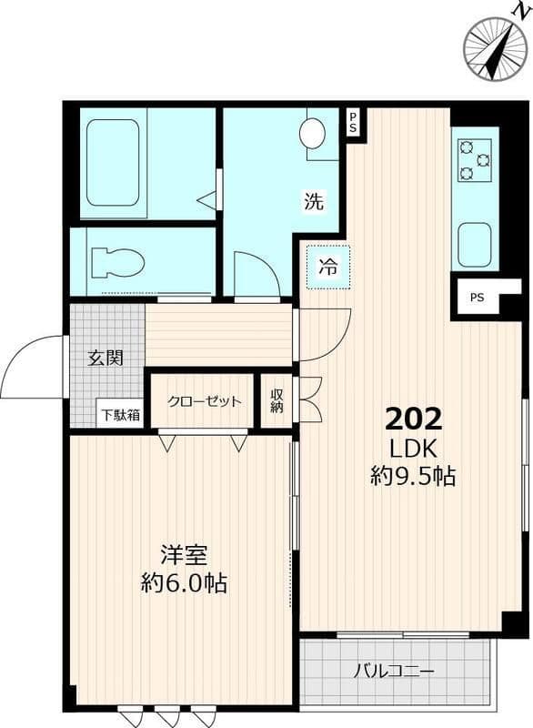 プラム フォレスト ネクスト 202 間取り図