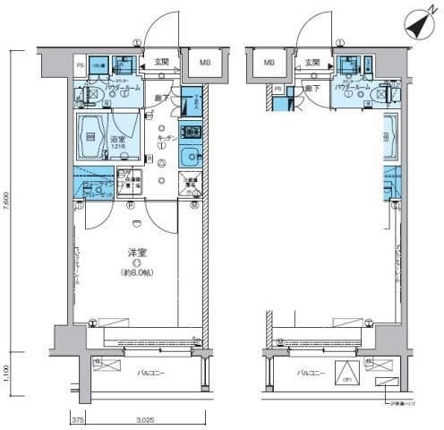 リヴシティ武蔵野ミュジオ 304