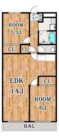 リアライズ市川原木 110 間取り図