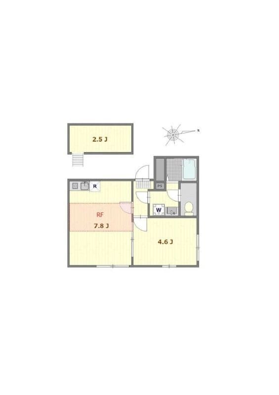 シャンテお花茶屋Ⅱ 301 間取り図