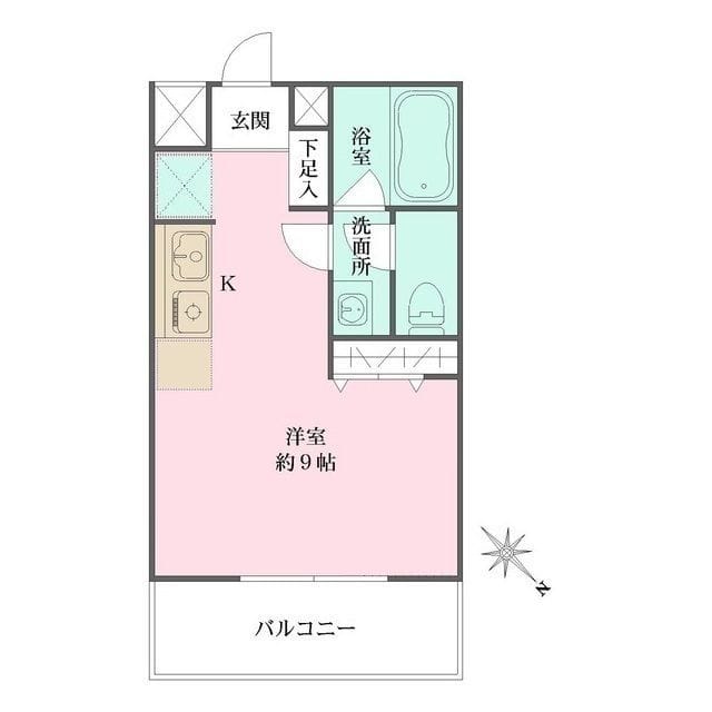 クリーンホームツルオカ 202 間取り図