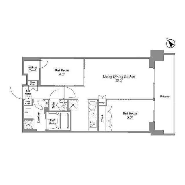 シーズンフラッツ大森西 0510 間取り図