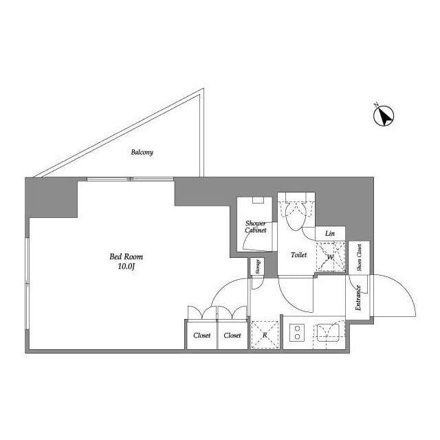 シーズンフラッツ大森西 0702 間取り図