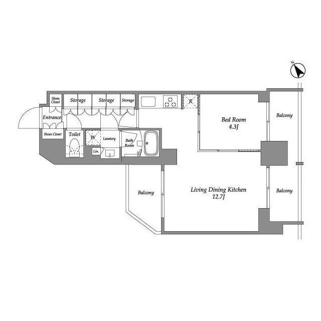 シーズンフラッツ大森西 1206