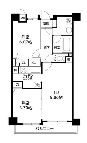 レジディア三軒茶屋Ⅱ 0502