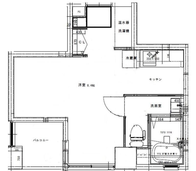 D terrace Tokyo 1002 間取り図
