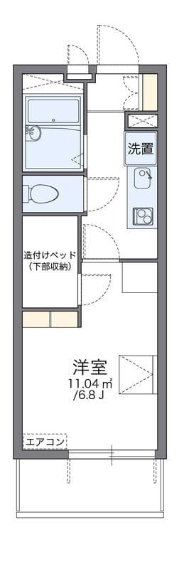 レオパレスア ボンド 306 間取り図