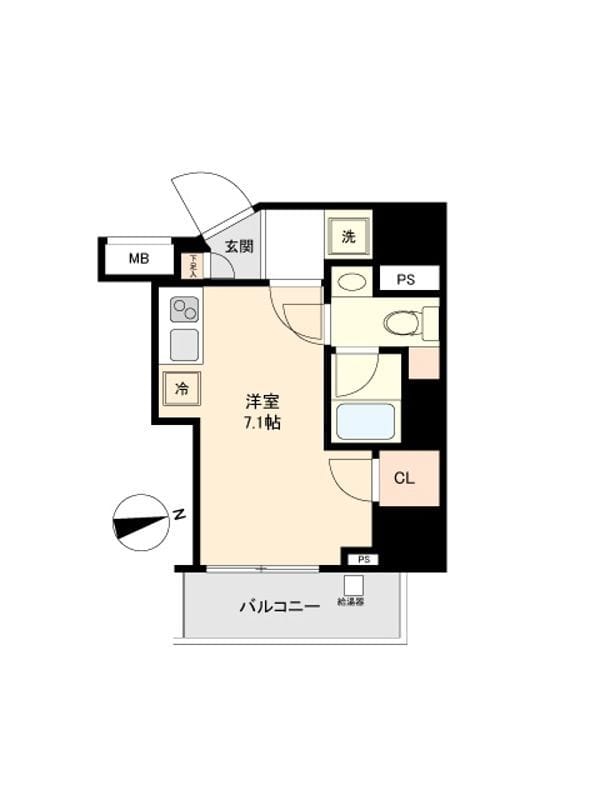 アイル カナーレ品川南 702 間取り図