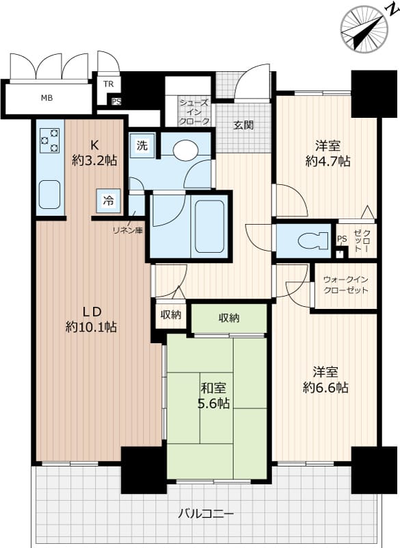 アップルタワー東京キャナルコート 1810