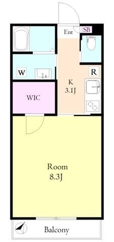 ロイヤルオーク 103 間取り図