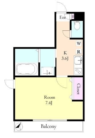 ロイヤルオーク 201 間取り図