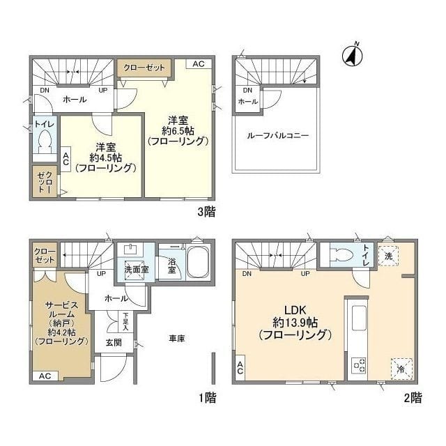 Kolet足立大谷田#03 18.9万円/入力なし/なし 間取り図