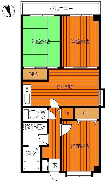 A-3100 503 間取り図
