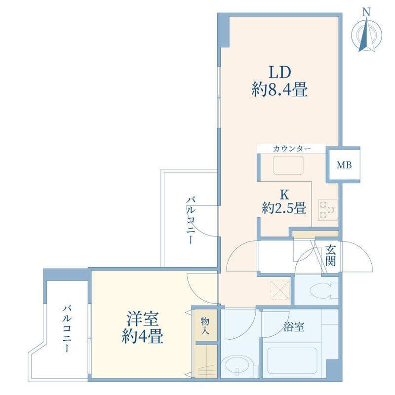 マイキャッスル渋谷JP 1115 間取り図